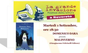 MARTEDÌ 1 SETTEMBRE, ORE 18:30 DOMENICO DARA PRESENTA “MALINVERNO”